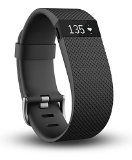 Fitbit Charge HR Wireless Activity Wristband, Black, Small