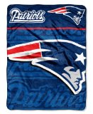 NFL New England Patriots Micro Raschel Throw Blanket, 46 x 60-Inch