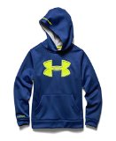 Under Armour Big Boys' UA Storm Armour® Fleece Big Logo Hoodie YXL AMERICAN BLUE