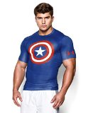 Under Armour Men's Under Armour® Short Sleeve Compression Shirt Small Royal