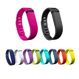 Esonstyle 10pcs/lot Replacement Larger Size Wrist Band Wristband for Fitbit Flex with Metal Clasp 10 Color (Large)