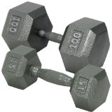 Champion Hex Dumbbell with Ergo Handle, 35-Pound
