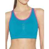Champion Women's Under Cover Sports Bra, Hot Turquoise/Raspberry Shock, X-Large