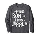 Unisex Long Sleeve Funny Running Shirt Run Humor Gift Medium Dark Heather