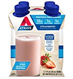 Atkins Ready To Drink Shake, Strawberry, 4 Count