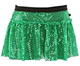 Green Sparkle Running Skirt S