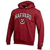 Elite Fan Shop Harvard University Hooded Sweatshirt Varsity Crimson - L