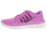 The Womens Nike Free 5.0+ Running Shoe Red Violet/Bright Magenta/Summit White/Iron Ore Size 6.5