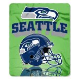 NFL Licensed Seattle Seahawks Gridiron Series Fleece Throw Blanket