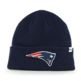 '47 Brand New England Patriots Blue Cuff Beanie Hat - NFL Cuffed Knit Toque Cap