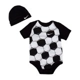 Nike Sports Baby Boys 2-pc Soccer Bodysuit/Hat 6 Months