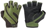 Harbinger Men's 143 Pro Exercise Gloves, Green, Large