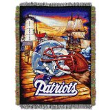 NFL New England Patriots Acrylic Tapestry Throw Blanket