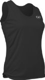 PT903W Women's Cut Light Weight Track Singlet-Moisture and Odor Control (X-Large, Black)