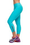 iLoveSIA(TM) Women's Tights Capri YOGA Running Pants Leggings Lake Blue L