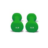 Neoprene dumbbells set of 1-pair: 3 lbs (6 lbs total) - ²D5XIZ