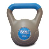 Tone Fitess 10 -Pounds Cement Filled Kettlebell