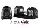 XMark Pair of 25 lb. Adjustable Dumbbells XM-3305