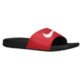 Nike Benassi Swoosh Black/Red 312618-006 (SIZE: 11)