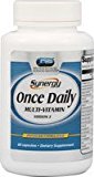 Vitacost Synergy Once Daily Multi-Vitamin Dietary Supplement -- 60 Capsules (Two Bottles each of 60 Capsules)