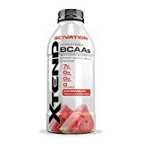 Scivation Xtend BCAA Sports Drink, Hydration + BCAAs, Branched Chain Amino Acids, Watermelon, 12 Count