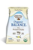 Organic Valley Balance, Organic Milk Protein Shake, Vanilla Bean, 11 oz (Pack of 4)