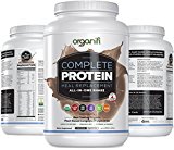 Organifi Complete Protein (1215g) - Best Tasting Organic Vegan Protein and Vitamin Shake - Plant Based Protein Powder - Nutritious Meal Replacement - Chocolate Flavored - 30 Day Serving