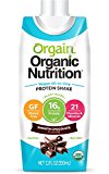 Orgain Plant Based Organic Vegan Nutrition Shake, Smooth Chocolate, 11 Ounce, 12 Count, Non-GMO, Gluten Free, Dairy Free, Packaging May Vary