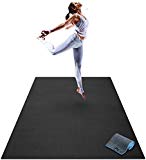 Premium Large Yoga Mat - 6' x 4' x 8mm Extra Thick & Comfortable, Non-Toxic, Non-Slip, Barefoot Exercise Mat - Yoga, Stretching, Cardio Workout Mats for Home Gym Flooring (72