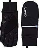 Craft Sportswear Hybrid Weather 2-in-1 Bike Cycling Mitten Glove, Black, X-Large