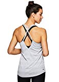 RBX Active Women's Strappy Back Yoga Tank-Top Yoga Grey M