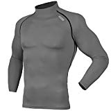 DRSKIN Compression Cool Dry Sports Tights Shirt Baselayer Running Leggings Yoga Rashguard Men (M, SG-BL100)