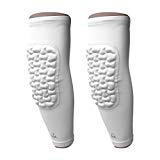 B-Driven Sports | Padded Knee & Arm Compression Athletic Sleeves | Durable Protective Pads | Moisture Wicking | Professional Athlete Quality | Great for Youth, Men & Women Athletes | 2 Sleeves