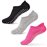 Yoga Socks for Women Non-Skid Socks with Grips Anti-Skid Pilates Socks