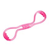 Creazy 8 Type Silicone Resistance Band Jelly Chest Developer Muscle Fitness Pull Rope (Hot Pink)