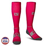 MudGear Pink Compression Socks - Mens & Womens Running Hiking Trail (1 Pair)